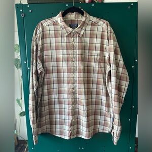 Plaid Patagonia Organic Cotton Button Down